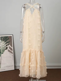 Load image into Gallery viewer, Effortless Chic: Sleeveless Halter Maxi Summer Dress