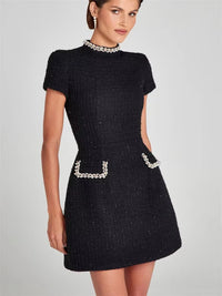 Load image into Gallery viewer, Radiant Allure: Shiny Elegant Mini Dress for Women